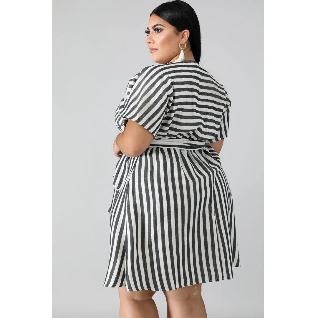 BRIGHT STRIPE DRESS