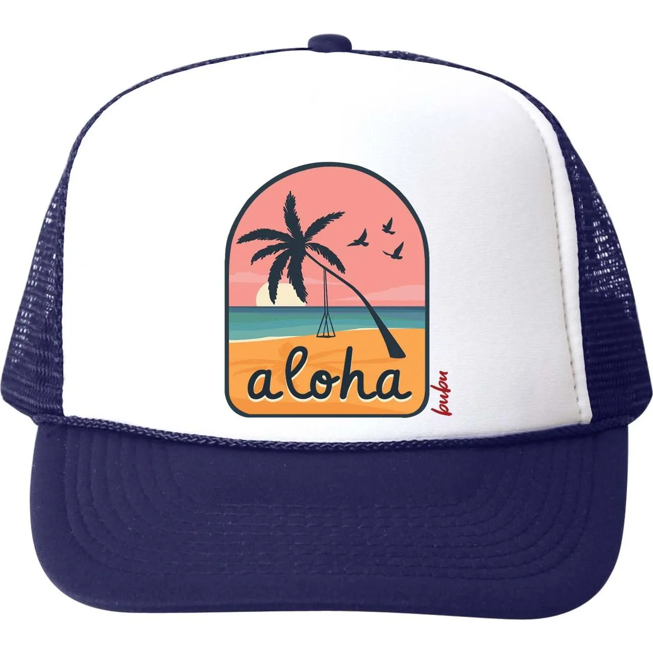 Bubu Aloha Swing Hat, Navy