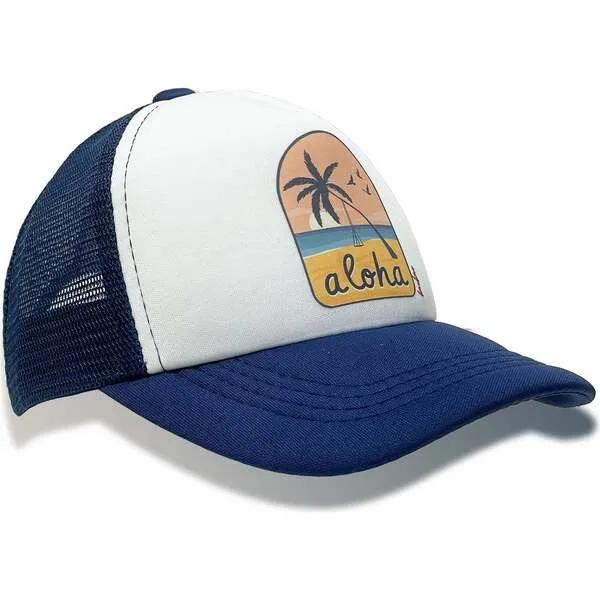 Bubu Aloha Swing Hat, Navy