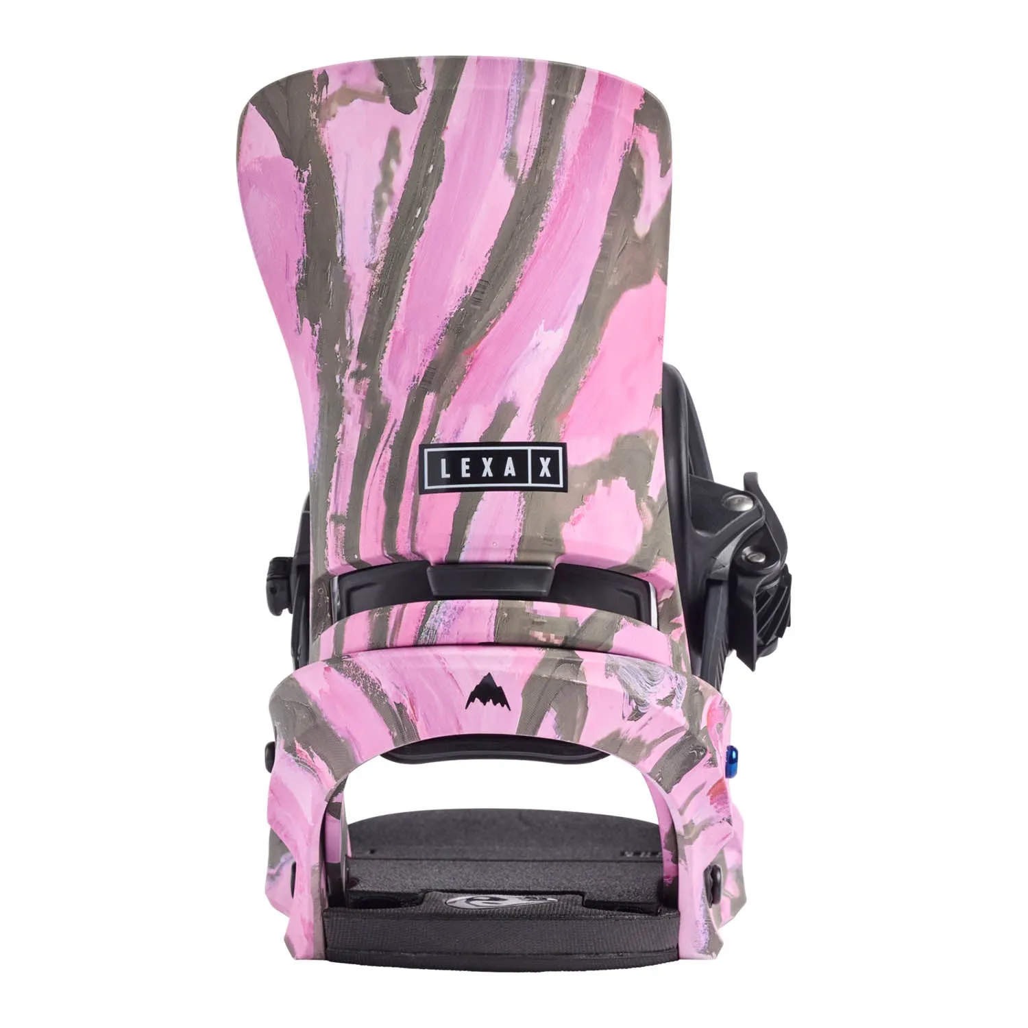 Burton Womens Lexa X Snowboard Bindings Gray/Pink 2025