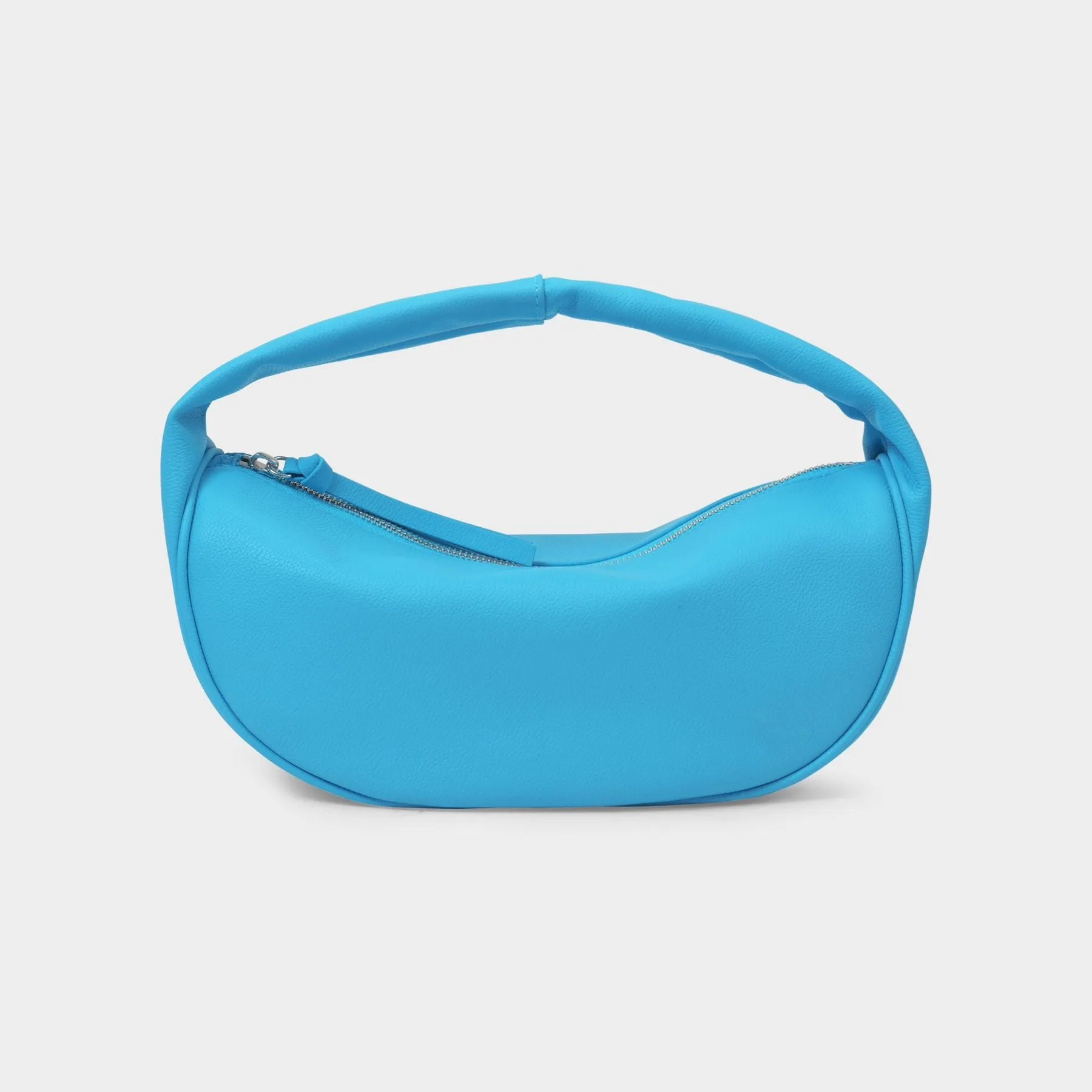 By Far  Cush Bag in Blue Leather