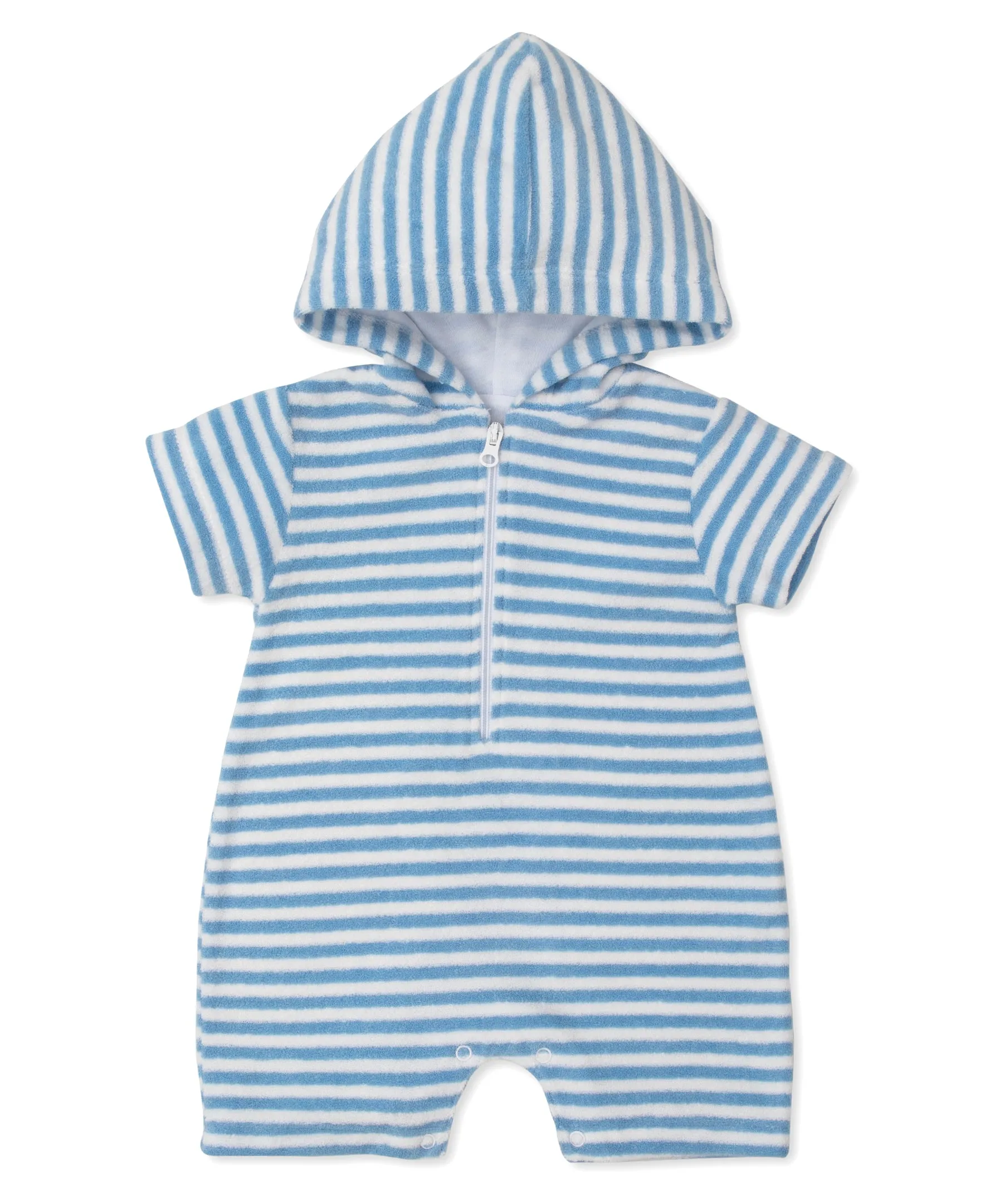 cabana stripe terry romper