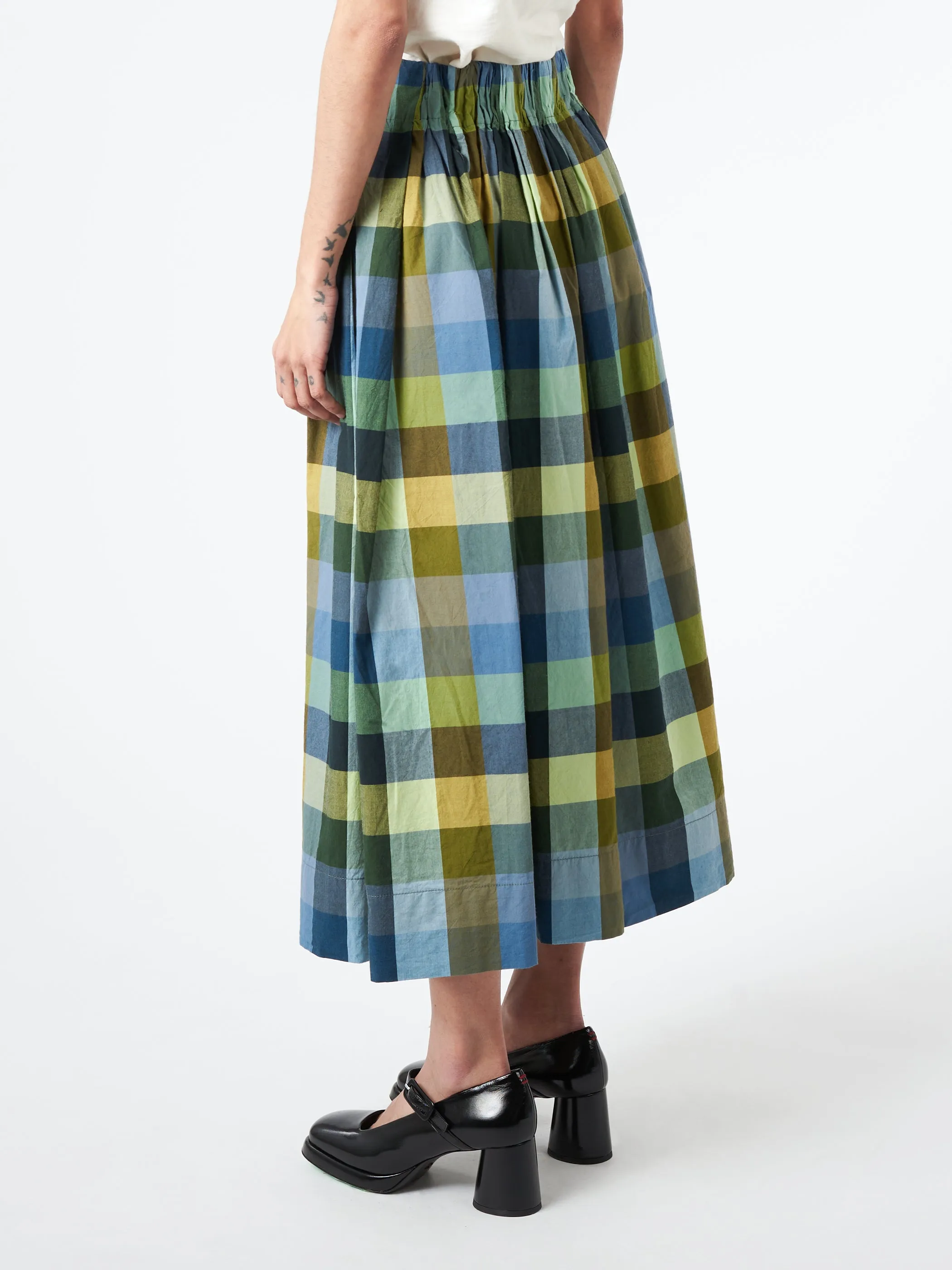 Cabin Check Skirt