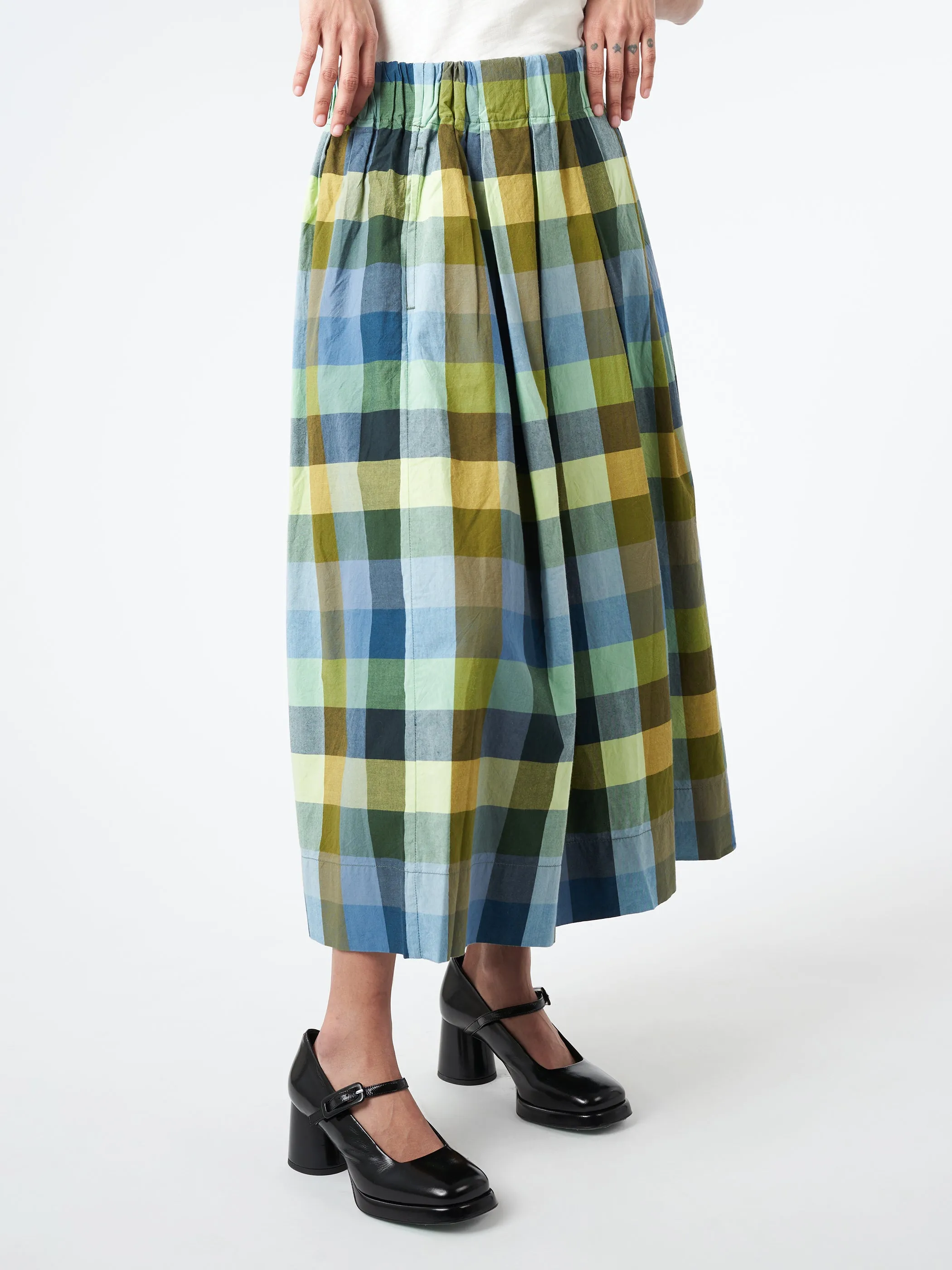 Cabin Check Skirt