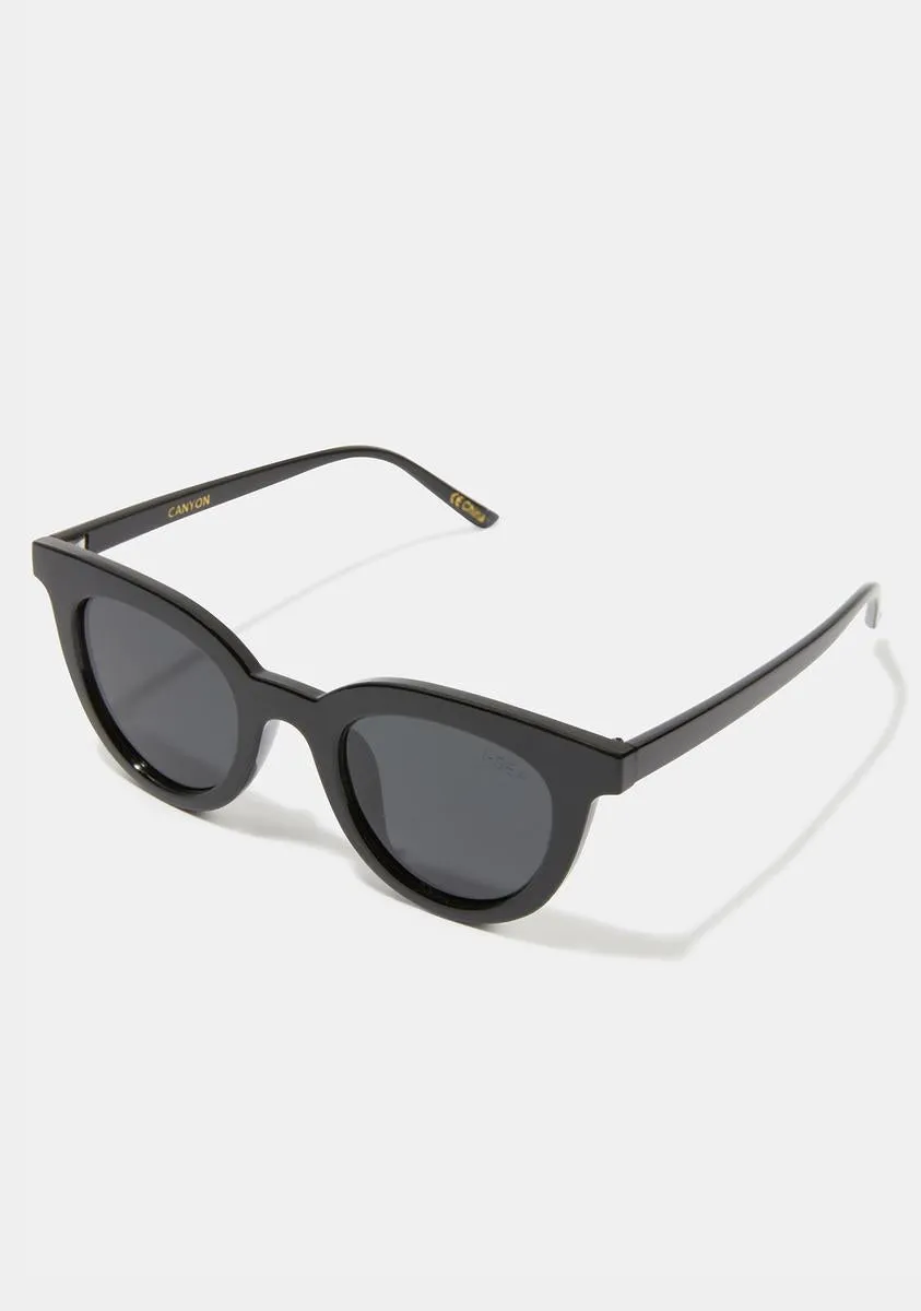 Canyon Black Smoke Sunglasses-