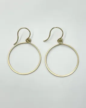 Carla Caruso Round Keyhole Earrings