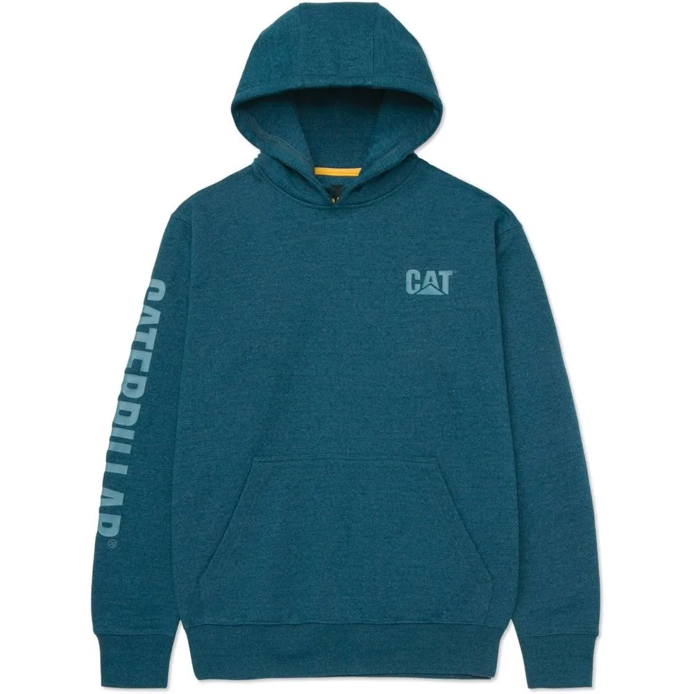 CAT Workwear Mens Trademark Banner Hooded Sweatshirt