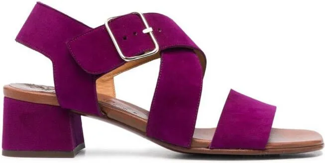 Chie Mihara Quisael 50mm crossover-strap sandals Purple