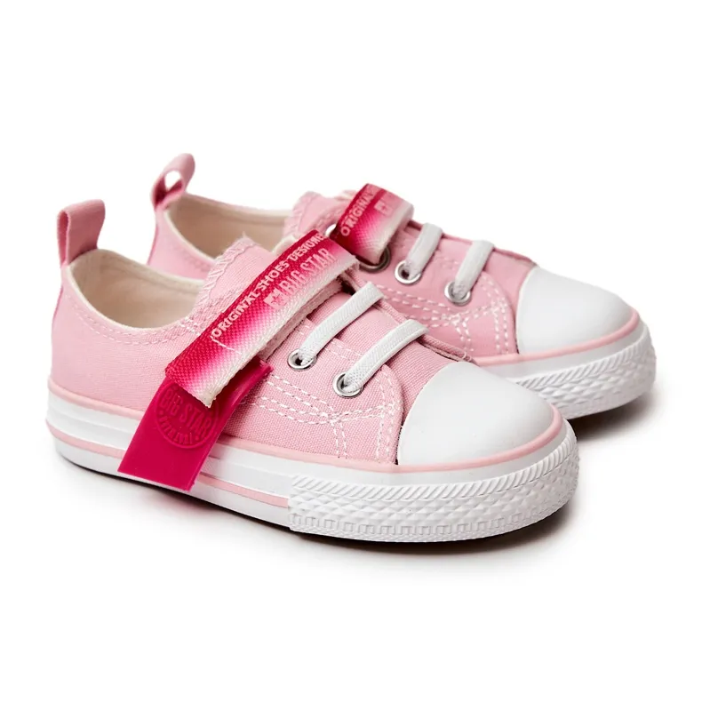 Children's Low Sneakers Big Star JJ374078 Pink