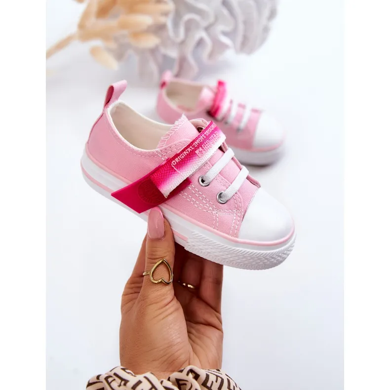 Children's Low Sneakers Big Star JJ374078 Pink