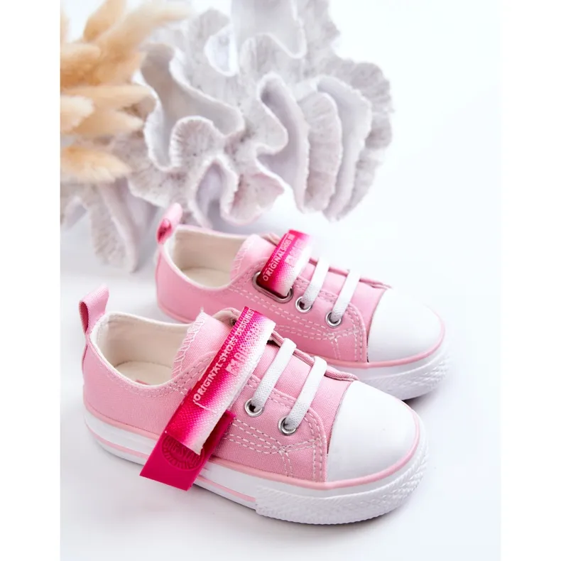 Children's Low Sneakers Big Star JJ374078 Pink