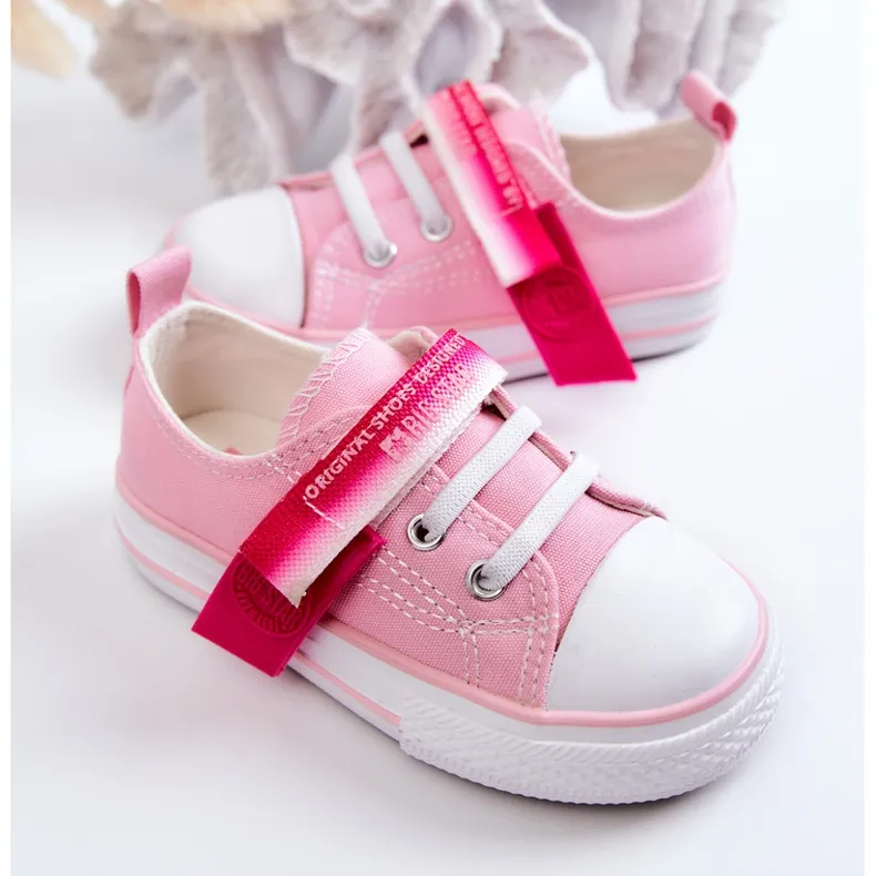 Children's Low Sneakers Big Star JJ374078 Pink