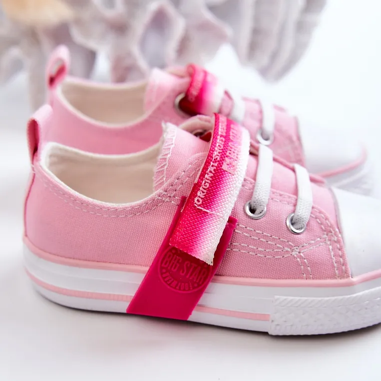 Children's Low Sneakers Big Star JJ374078 Pink