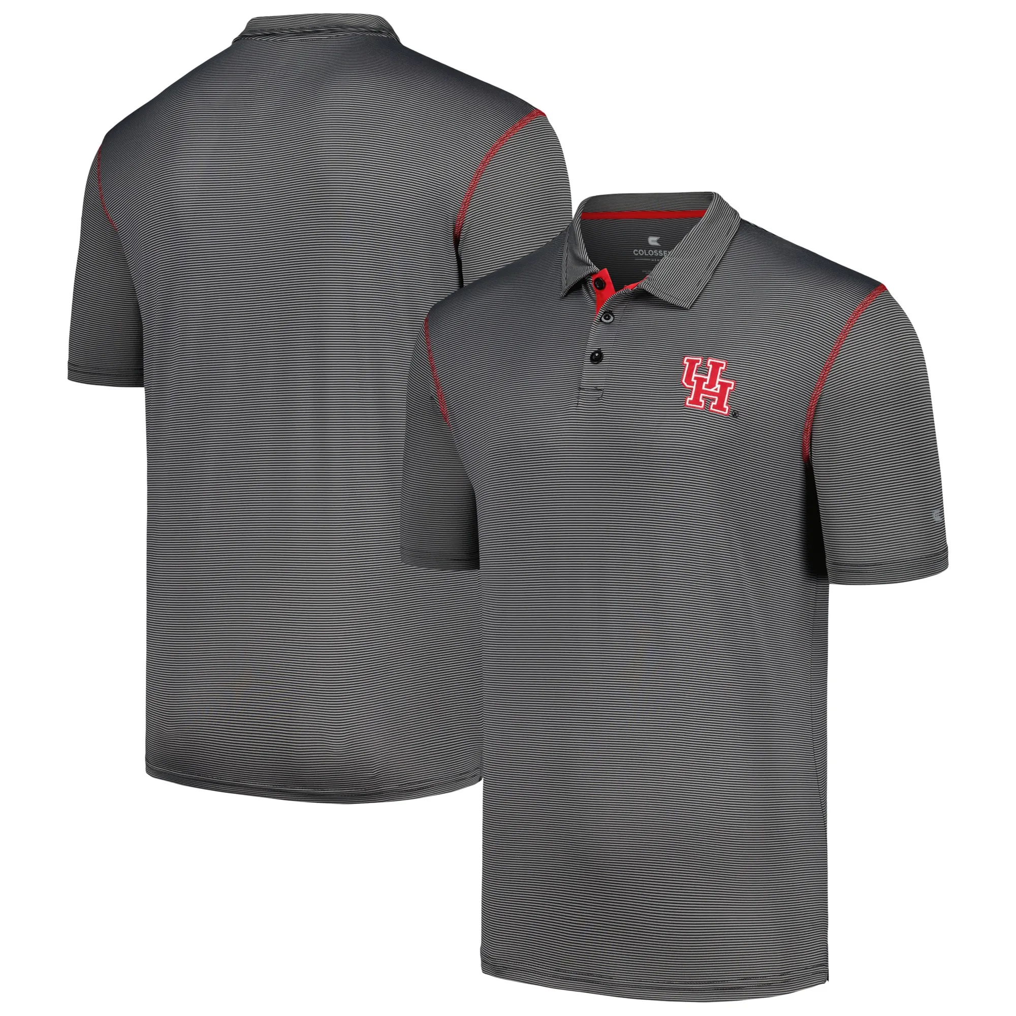 Colosseum  Houston Cougars Black Cameron Polo