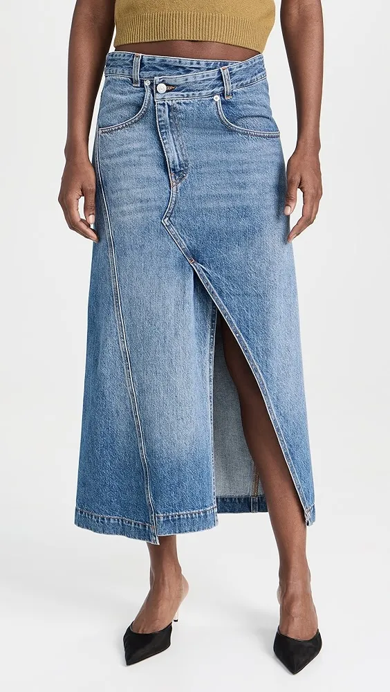 Commission   Shift Denim Skirt 