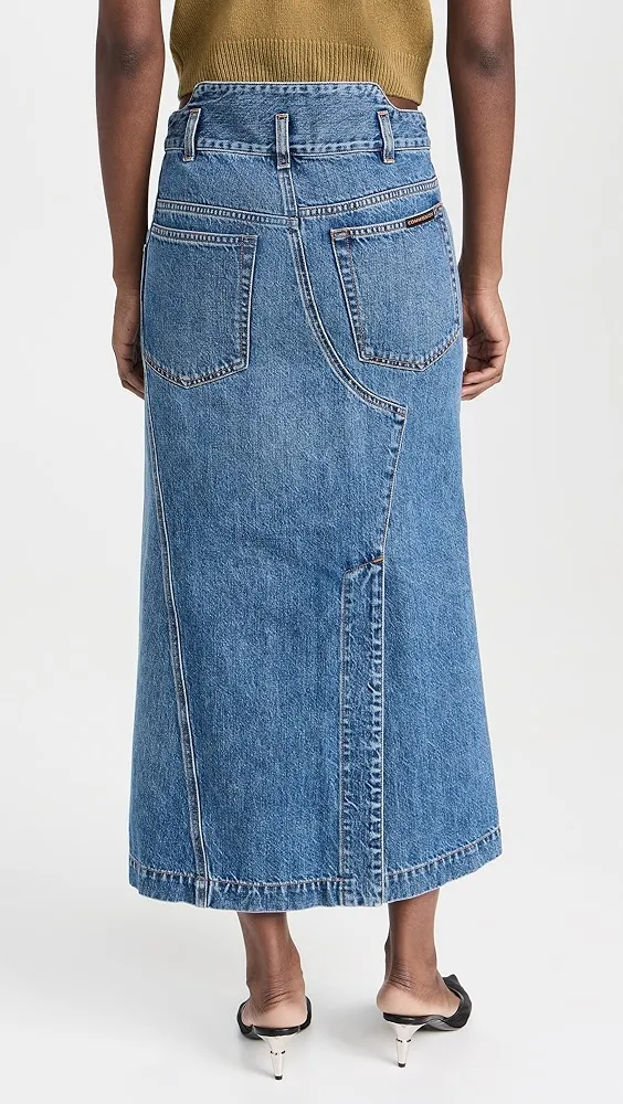 Commission   Shift Denim Skirt 