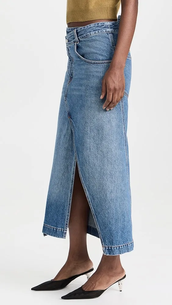 Commission   Shift Denim Skirt 