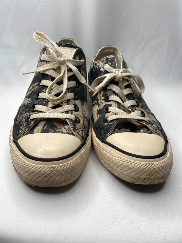 Converse 7 Men's black beige print low top trainers