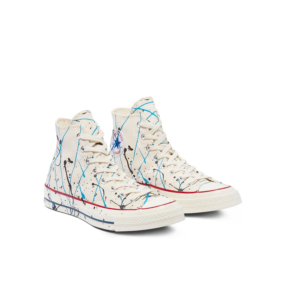 Converse Archive Paint Splatter Chuck 70 High Top Egret/Blu Digitale/Egret 170802C