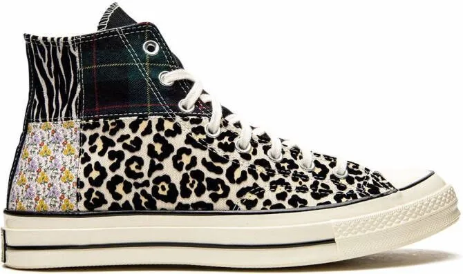 Converse Chuck 70 abstract-print low-top sneakers Black