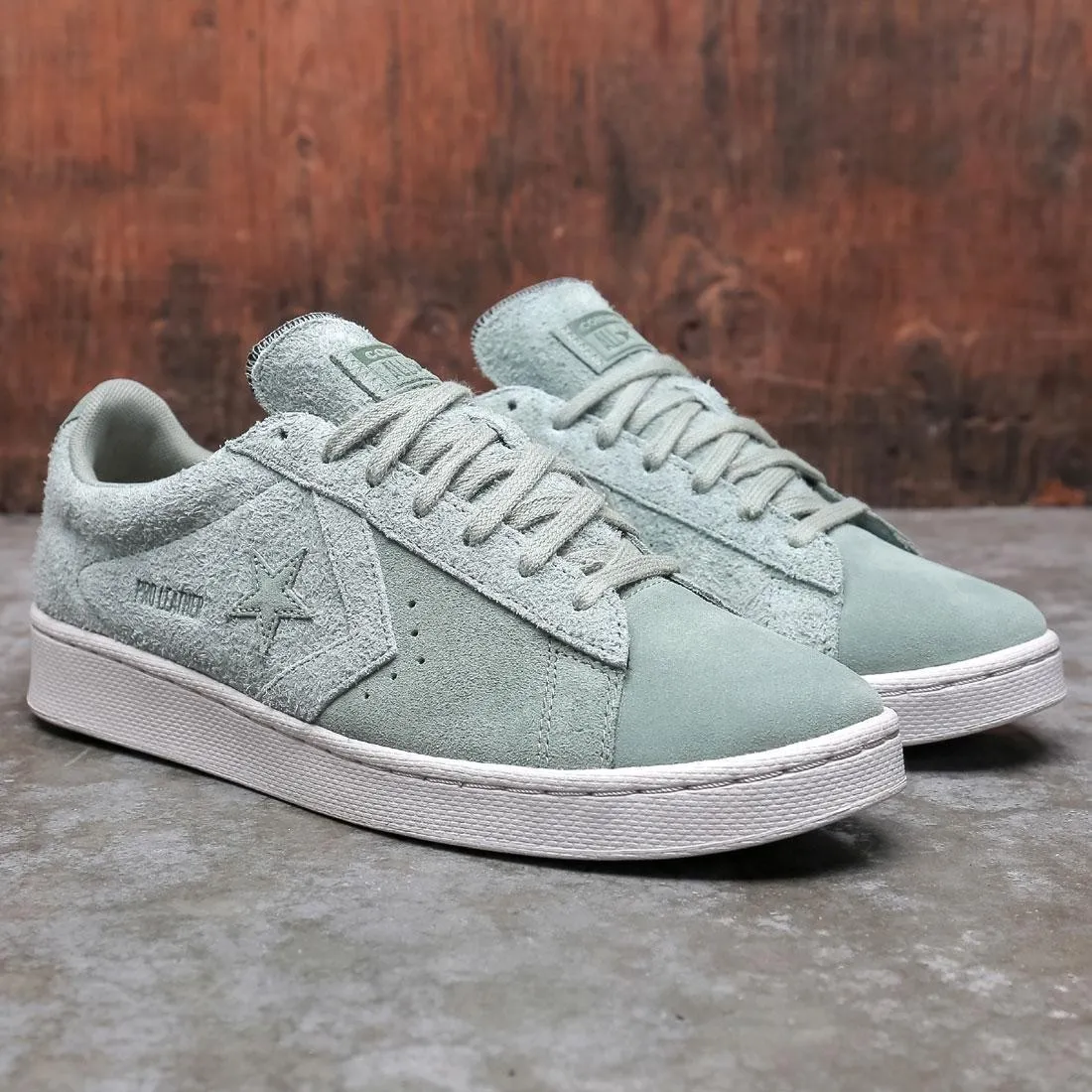 Converse Men Pro Leather Ox (green / lily pad / pale putty / black)