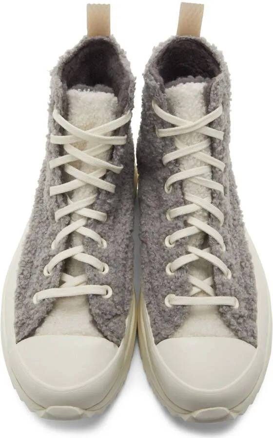 Converse Purple Sherpa Run Star Hike Sneakers