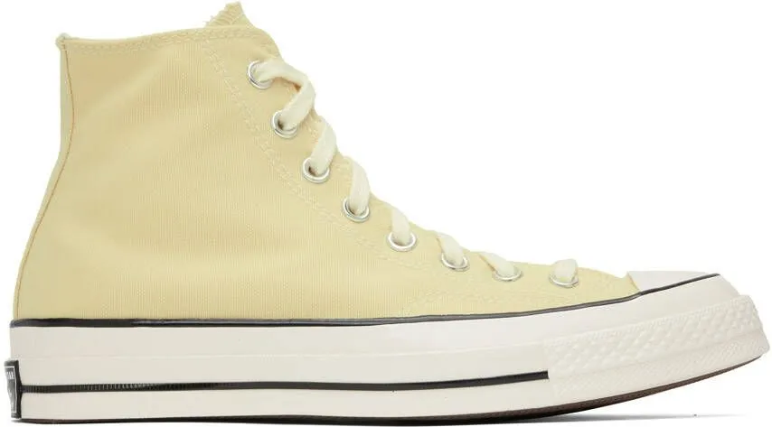 Converse Yellow Chuck 70 Hi Sneakers