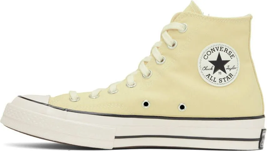 Converse Yellow Chuck 70 Hi Sneakers