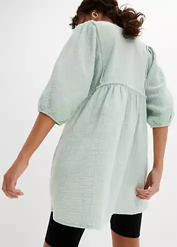 Cotton Muslin Tunic by bonprix | Look Again