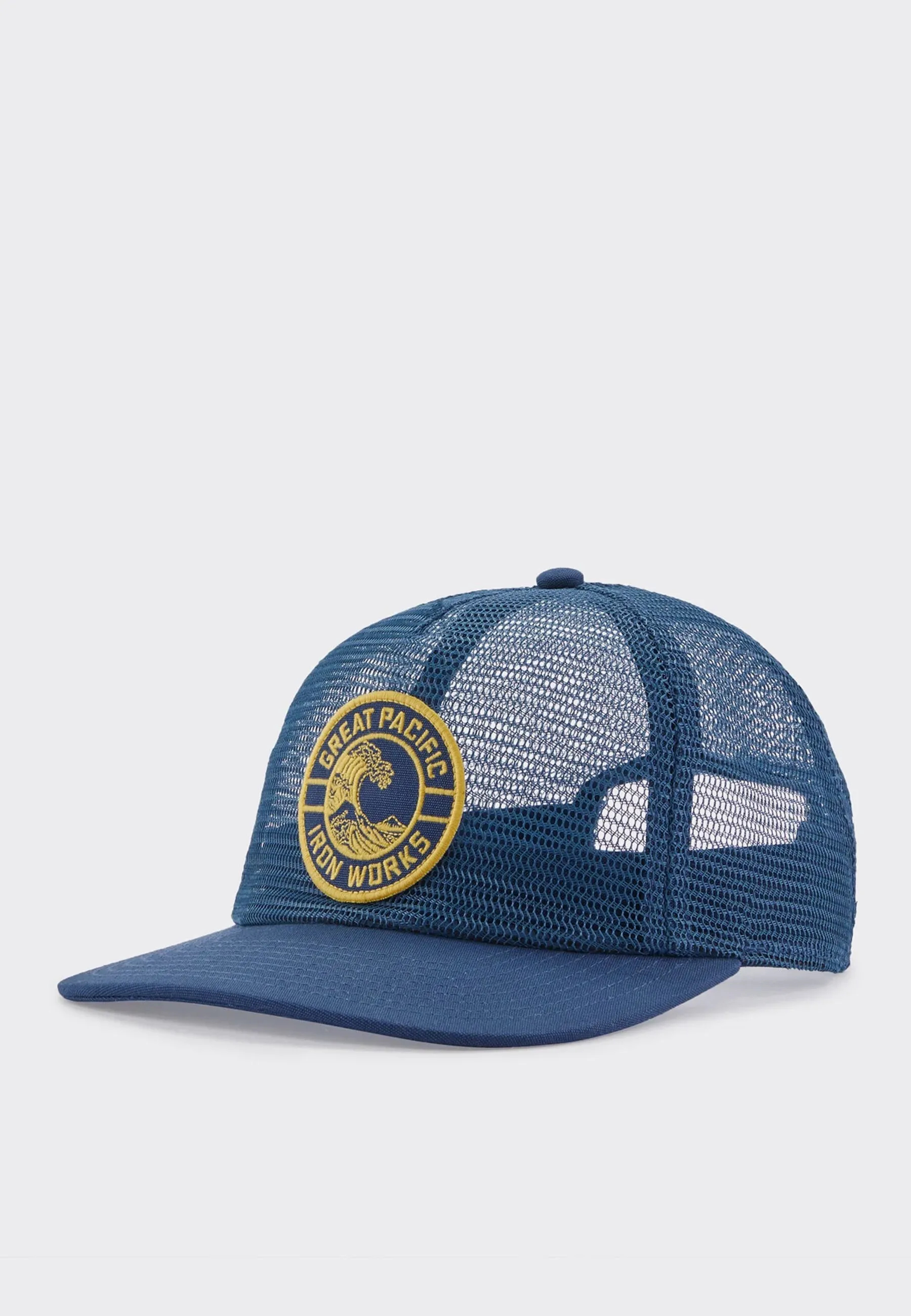 Crest Mesh Hat - stone blue