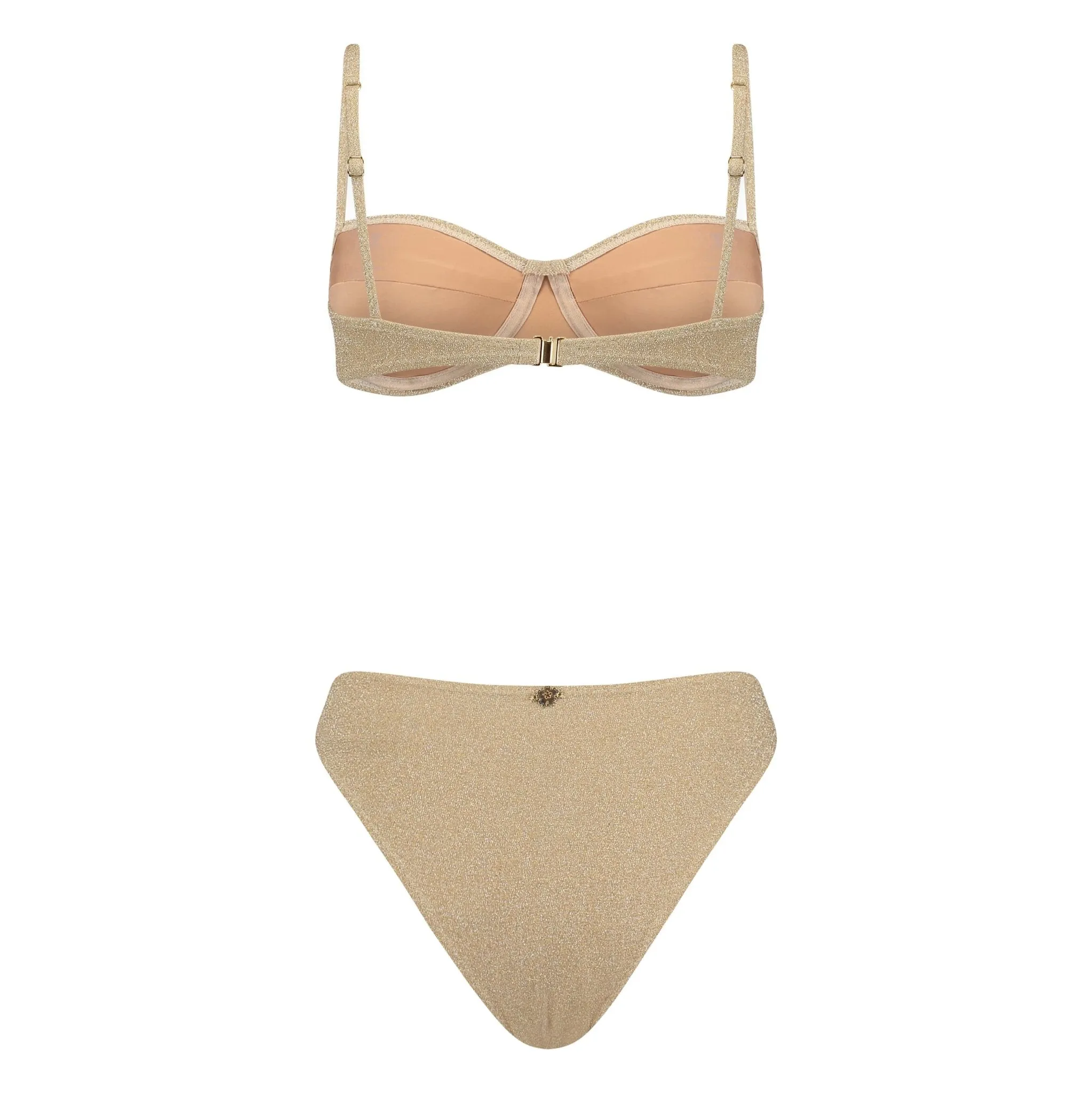 Cristalle Underwire Bikini Set | Gold Citrine