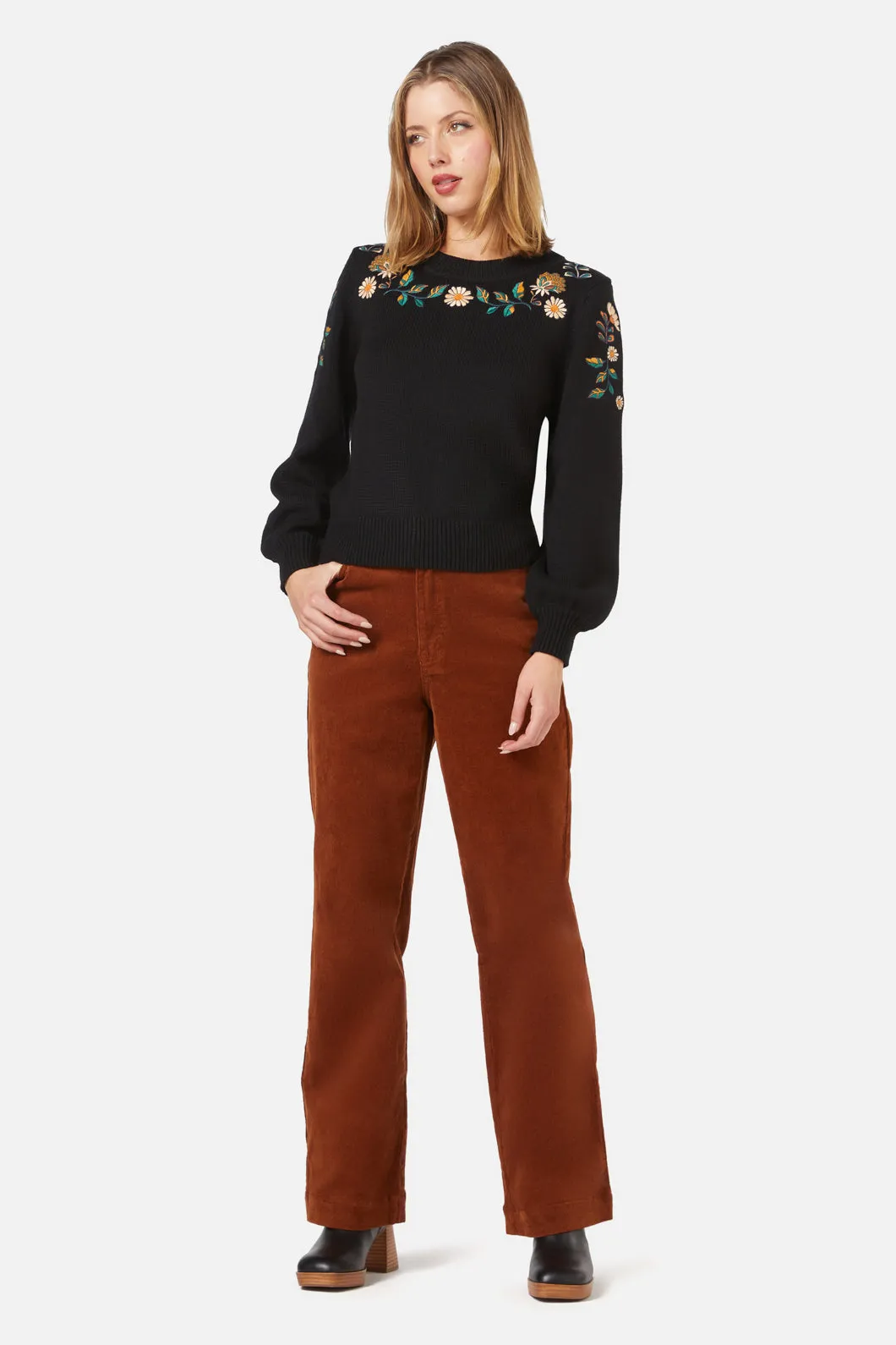 Cynthia Embroidered Sweater