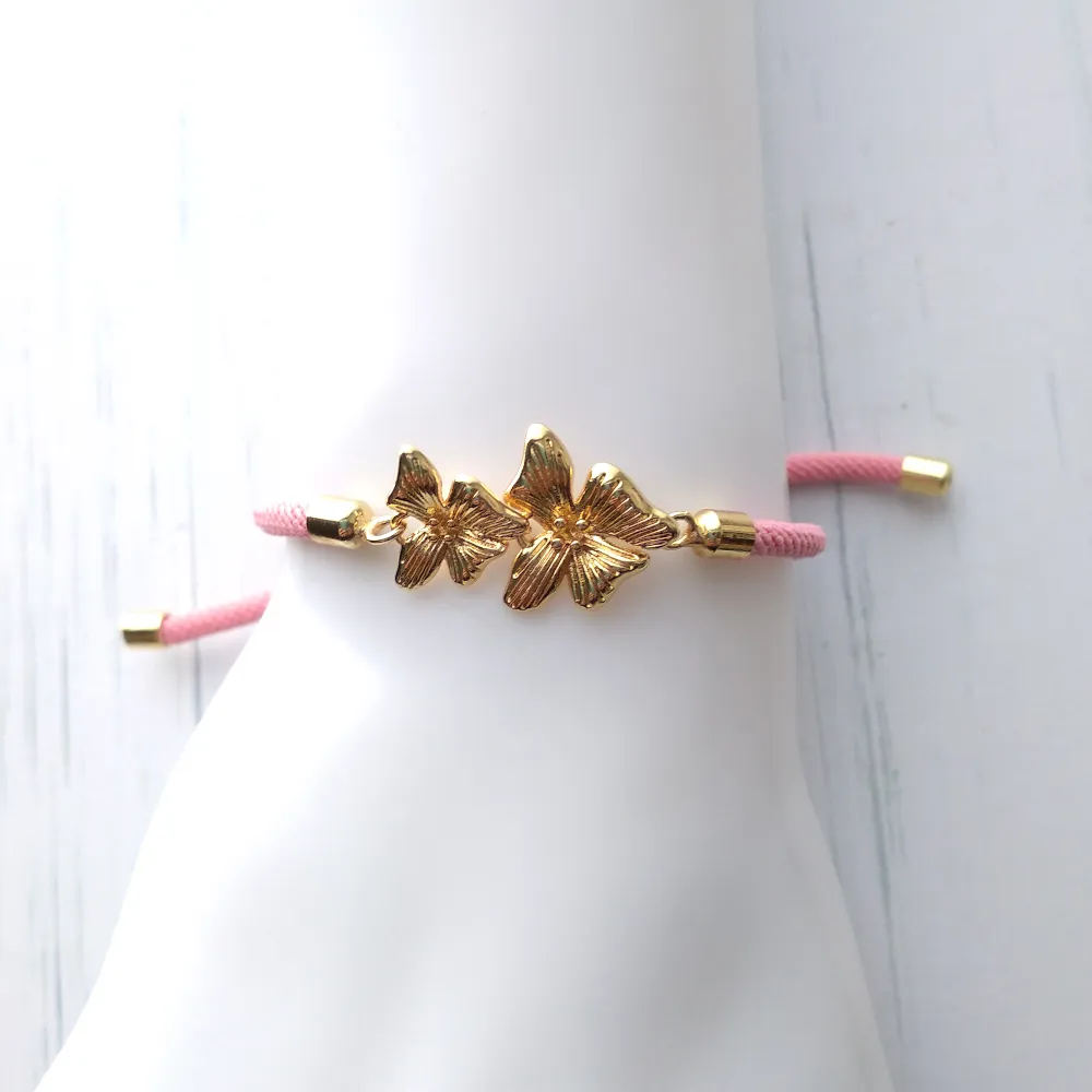 Dani Orchid Corded Slider Bracelet