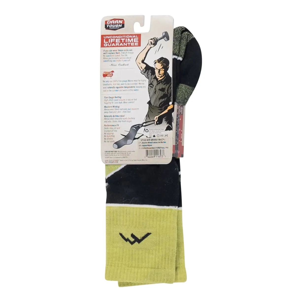 Darn Tough Outer Limits Over-the-Calf Ski & Snowboard Socks - Men's