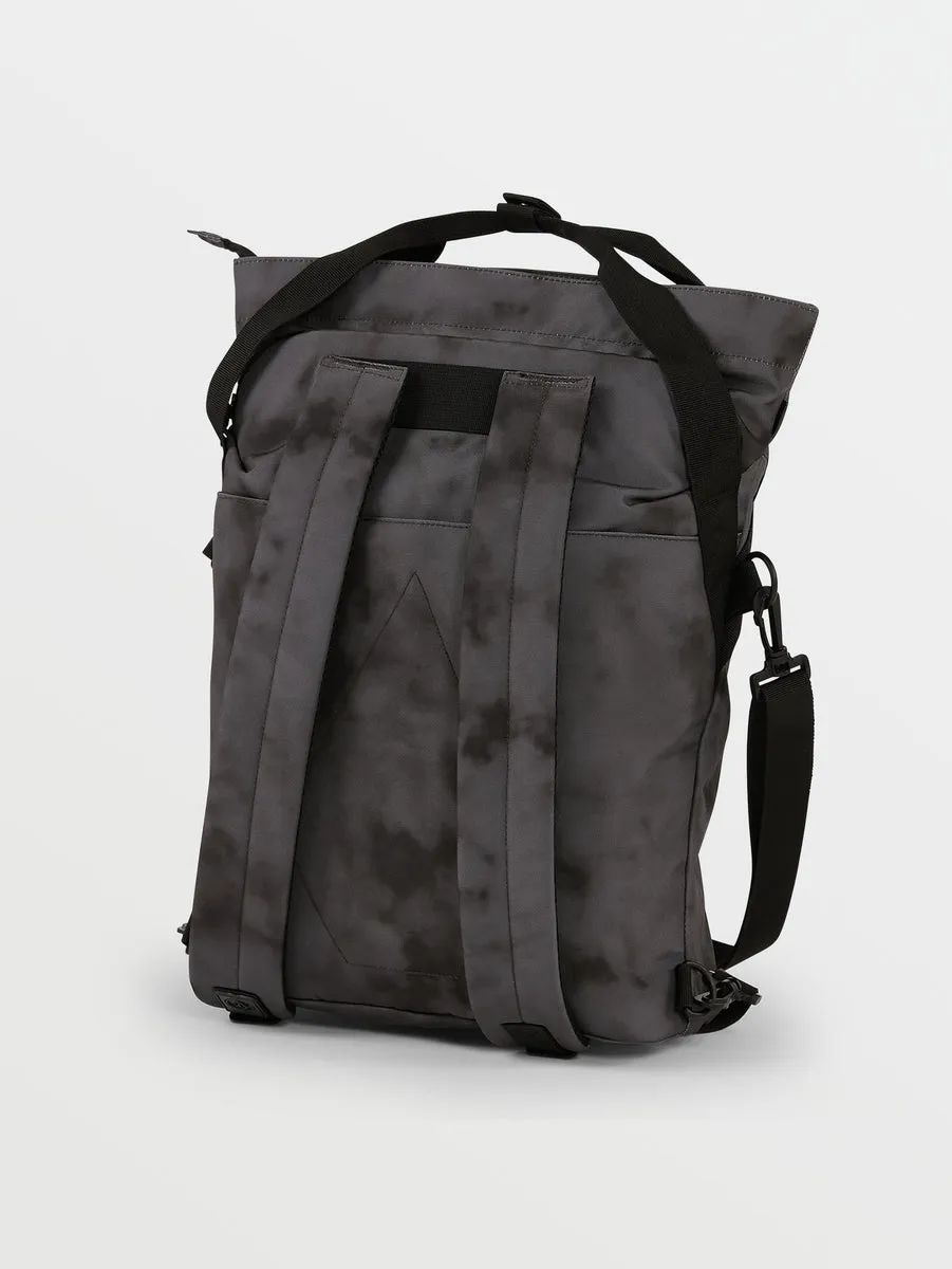 Day Trip Poly Backpack - BLACK/CHARCOAL