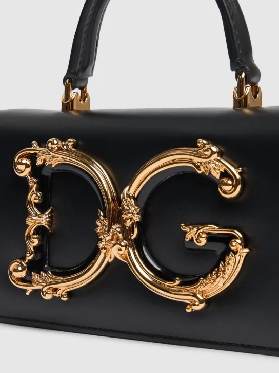 Dolce&Gabbana   Mini DG Girls leather top handle bag 