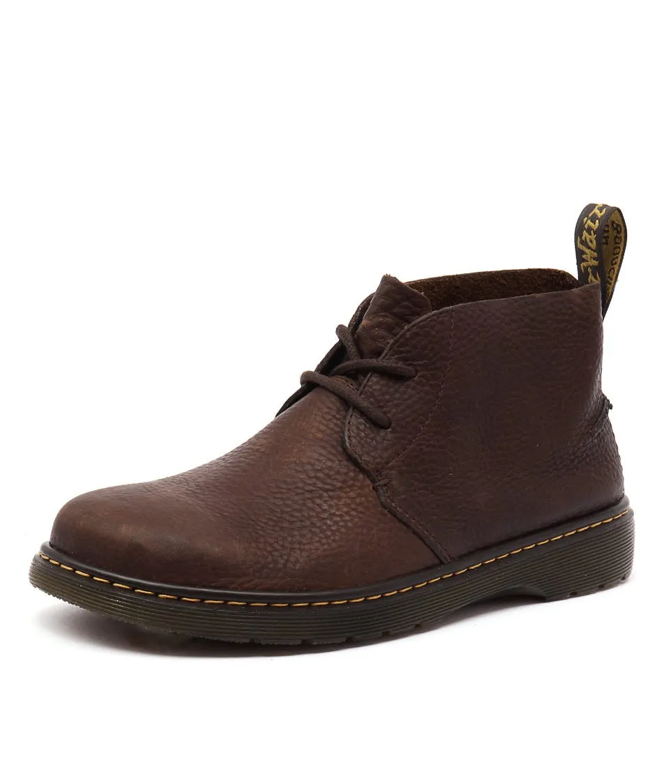 DR MARTEN Ember Boot Dark Brown Leather