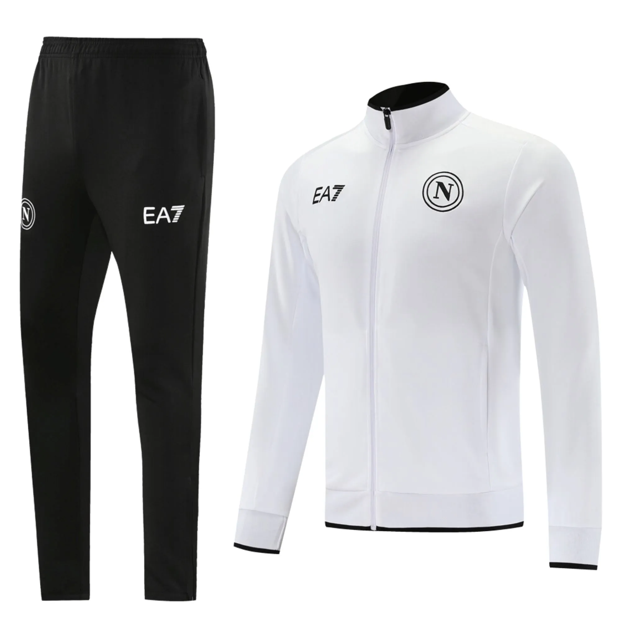 EA7 Napoli White Representation Tracksuit 23/24