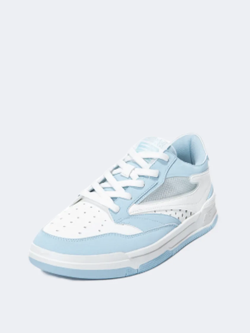 Erke Skateboard Men Lifestyle Shoes White/Light Blue