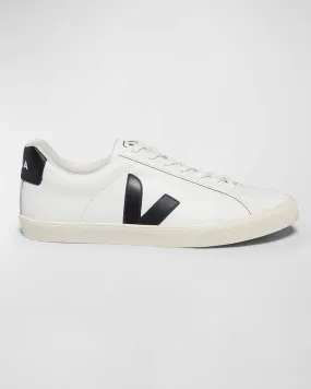 Esplar Logo Leather Low-Top Sneakers