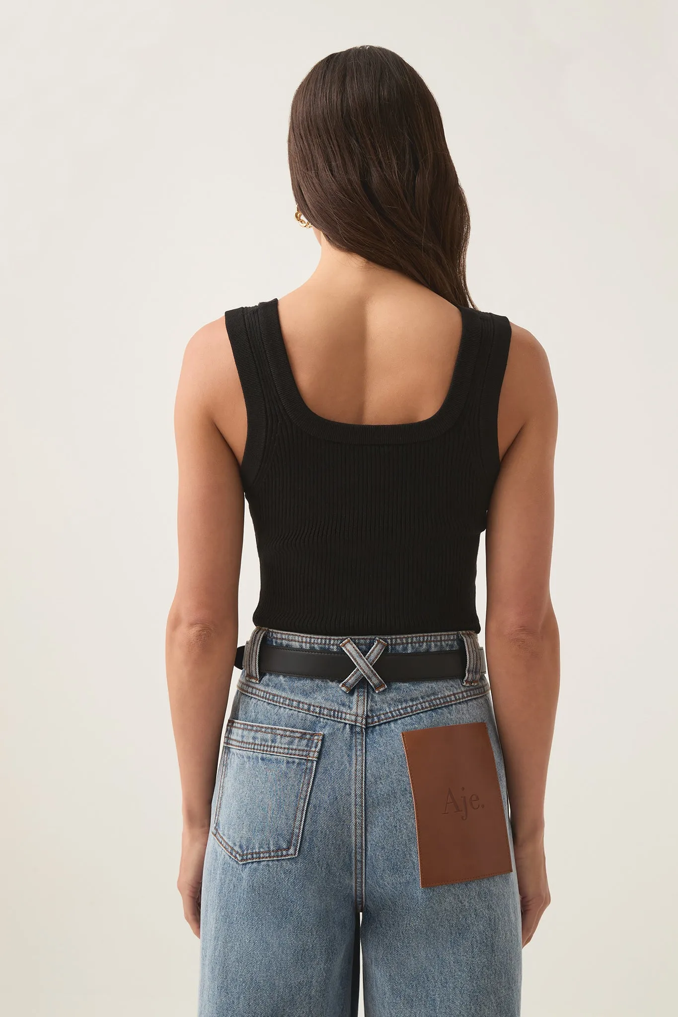 Estella Cropped Knit Tank