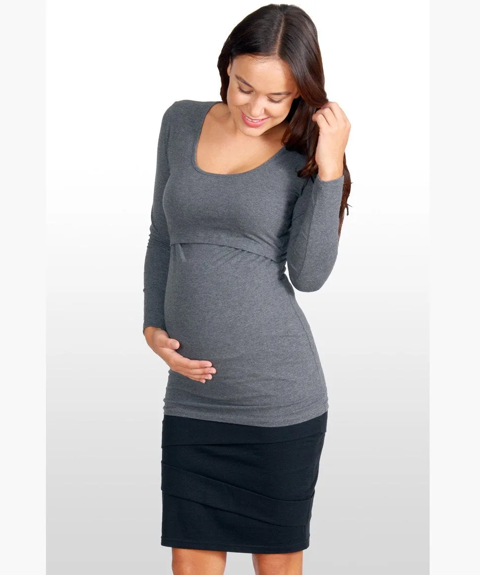 Eve of Eden Maternity Diagonal Skirt