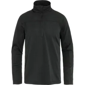 Fjallraven Abisko Light Fleece Half Zip - Black