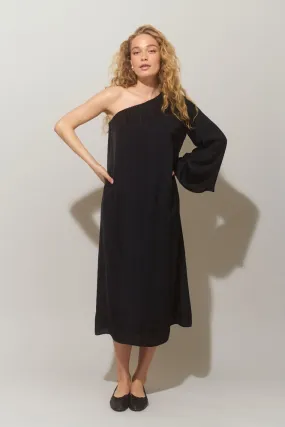 Fluid oneshoulder dress