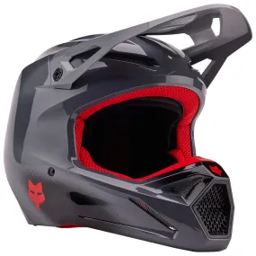 Fox - V1 Interfere Grey/Red Helmet