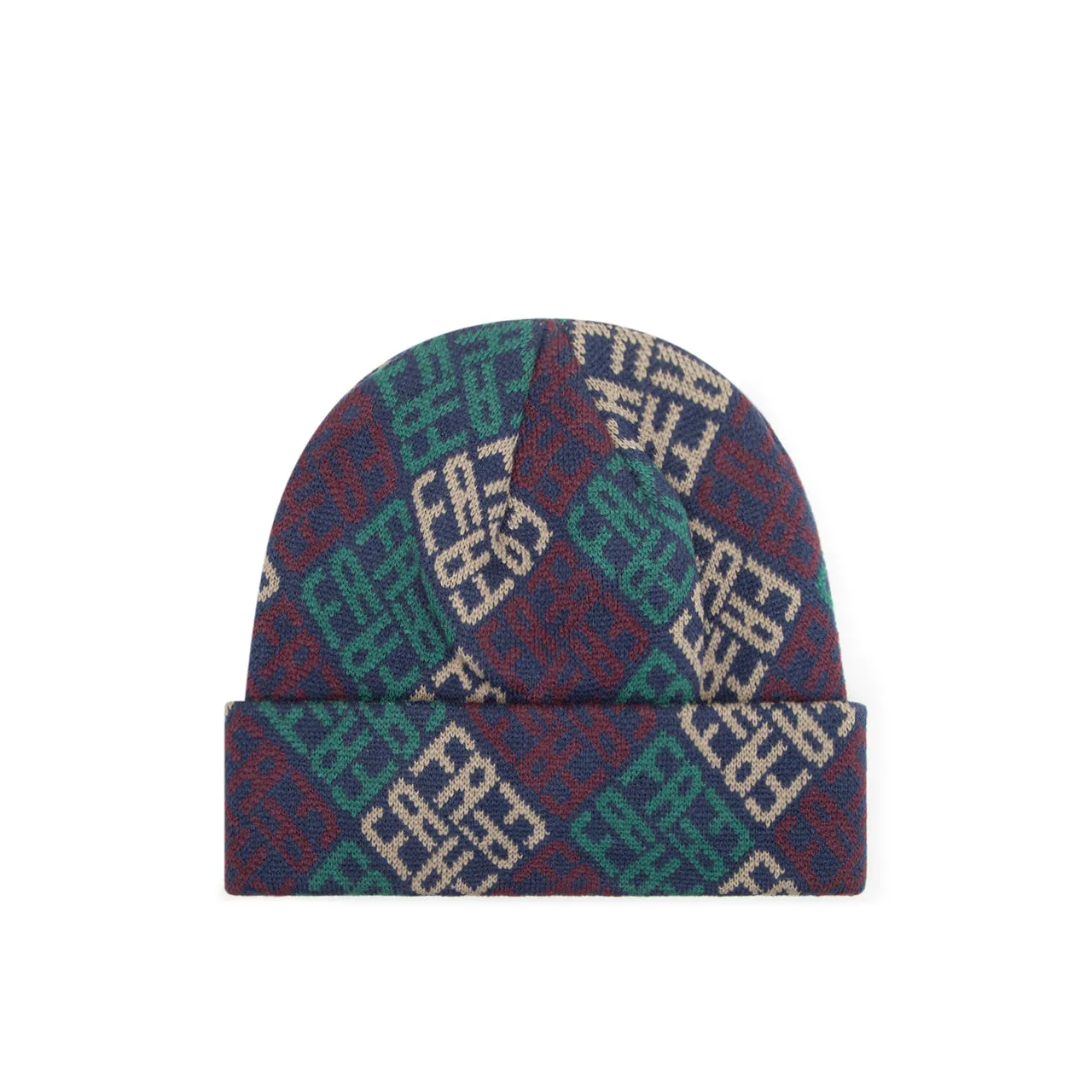 fucking awesome monogram cuff beanie (navy)