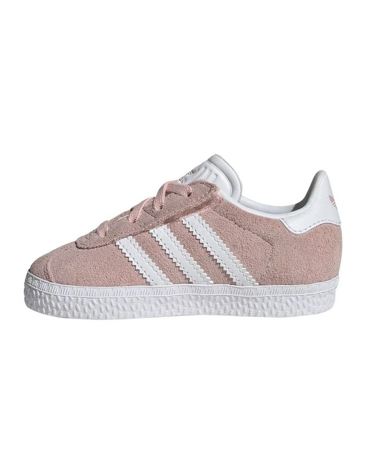 Gazelle Cf Elastic Lace Infant Sneakers in Pink