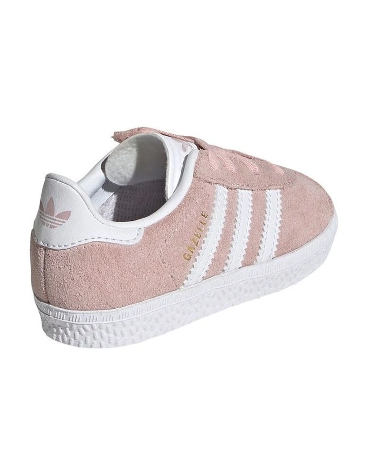 Gazelle Cf Elastic Lace Infant Sneakers in Pink