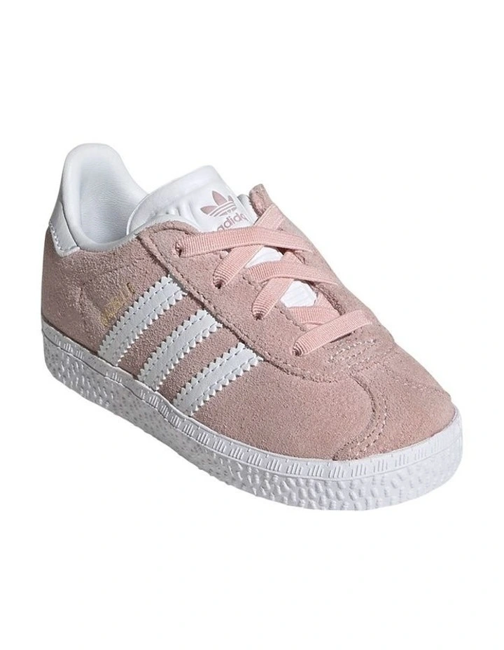 Gazelle Cf Elastic Lace Infant Sneakers in Pink