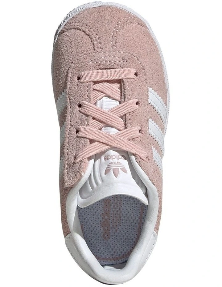 Gazelle Cf Elastic Lace Infant Sneakers in Pink